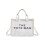 Tote Bag Soft Lamb Wool Crossbody Bag Plush--white 1