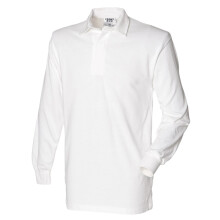 (S, White) Front Row Mens Original Rugby Shirt