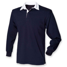 (S, Navy) Front Row Mens Original Rugby Shirt