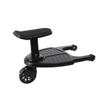 Universal 2in1 Stroller Ride Board With Detachable Seat Second Child Artifact Child Rider Stroller Attachment With Saddle Seat