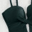 Women's wrap front push up one piece swimsuit with tummy 5