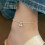 Women's Anklet with Bell Charm and Adjustable Chain 6