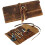 Leather Tool Roll Up Pouch - Leather Tool Wrench Roll/chisel Bag By Rustic Town 1
