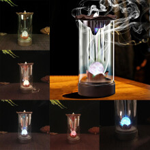 Porte-encens conique en céramique à reflux en porcelaine pour cônes de fumée bouddhistes