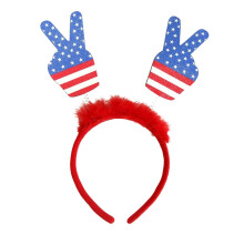 USA Flag Hairband Patriotic Stripe Headband for 4th of July