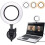 Videoconferentieverlichtingsset, dimbare LED-ringlamp voor computer-/laptopmonitor 1