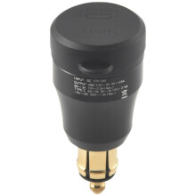 Wasserdichtes Motorrad-Schnellladegerät mit USB-Typ-C-Anschluss, 12 V/24 V, QC 3.0-Netzteil, Hella-DIN-Stecker