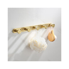 Crochets porte-serviettes muraux en acier inoxydable 304, avec crochets intégrés, pour portes de salle