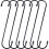 Large Hooks, 6-pack 25cm Long Extension Hooks For Kitchen Utensils, Pergola, And Closet 1