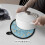 Heat-Resistant Pot Holders with Pockets 2-Pack Daisy Blue 8 3