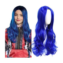 Wigs European And American Wig Movie Descendants 2 Starlight Successor Mal Cosplay Qi Liu Haizhong Split