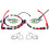 Readers 2 Pack Magnifying Makeup Glasses Eye Make Up Spectacles Flip Down Lens 1