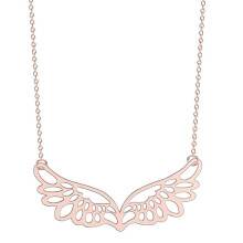 Nieuwe accessoires: ketting met engelenvleugels, sleutelbeenketting, roestvrijstalen ketting, eenvoudige