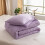 King Size Lavender Comforter Set 3pcs Boho Purple 6