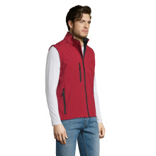 (XL, Red) SOLS Mens Rallye Soft Shell Bodywarmer Jacket