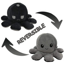Oktopus-Plüschtier, Wendbares Spielzeug, Weiches Stofftier, 1 Stck