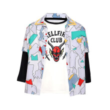 Completo maglia a maniche lunghe e t-shirt Hellfire Club per uomo, adulto, bambino e ragazzo.