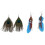 1 Pair Peacock Multicolor Feather Fashion Dangle Earrings 1