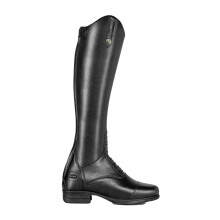 (6.5 UK Short Regular, Black) Moretta Womens/Ladies Gianna Leather Long Riding Boots