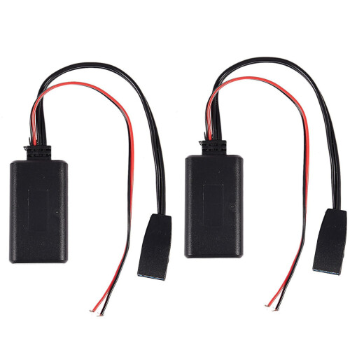 2x Car Business Cd Bluetooth Module Audio 10pin Bluetooth Aux Adapter For E46