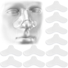 Lot de 10 coussinets nasaux pour masque CPAP - Coussinets nasaux CPAP - Accessoires pour appareil CPAP