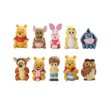 10 Winnie Puuh, Tigger, Eule, I-Aah, süße Tiere, Gacha-Ball-Modell, Dekoration, handgefertigte Weihnachtsgeschenke_y