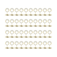 40 porte-numéros de table, porte-cartes de placement, porte-photos pour réception de mariage