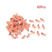 10/20/60pcs 1inch Mini Plastic Baby Kids
