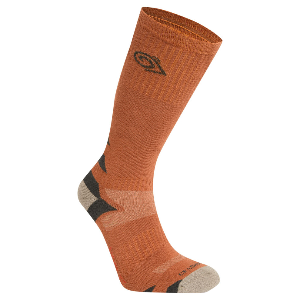 Craghoppers (6 Uk-8 Uk, Red Beach/Black Pepper) Unisex Adult Adventure Insect Repellent Boot Socks