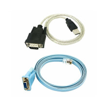 RJ45-Netzwerkkabel, serielles Kabel RJ45 auf DB9 und RS232 auf USB Cat5 Ethernet-Adapter LAN-Anschluss