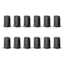 12 stuks M6 metrische rubberen moeren voor blinde bevestiging, geschikt voor kajaks en kano's.