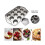 12 mini-kakformar för cheesecake, muffins, muffins, bakplåt 1