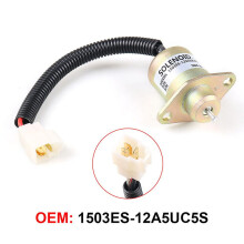 Électrovanne d'arrêt de carburant 12 V 1503es-12a5uc5s Sa-4569-t pour Kubota série 05 D905 D1005 V1205