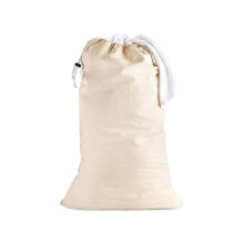 Lot de 2 sacs à linge extra larges en coton naturel, très résistants (61 x 91 cm), idéaux pour les dortoirs
