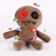 25 cm große Phasmophobia-Puppe (verfluchter Voodoo-Zauber) Plüschtier, Stofftier, Cartoon-Puppe, Baby-