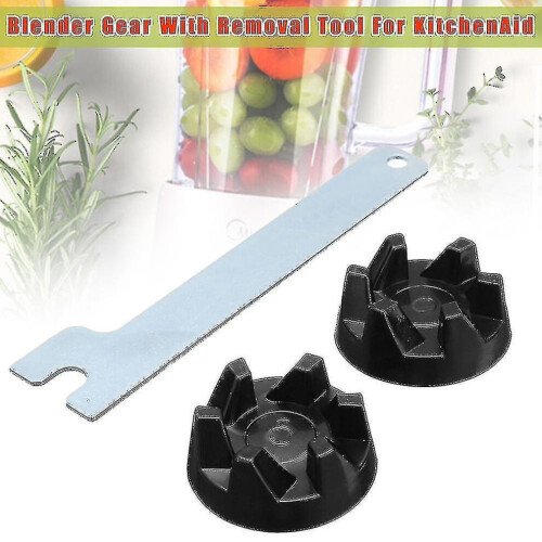 2pcs Blender Rubber Coupler Gear With Removal Tool For Kitchenaid 9704230