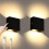 Lot de 2 appliques murales à intensité variable, rechargeables, tactiles (haut/bas). 1