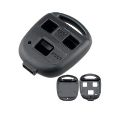 Guscio per chiave telecomando auto a 3 pulsanti, senza lama, compatibile con Toyota/Lexus