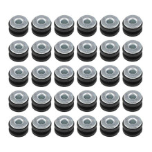 30 pezzi di guarnizioni in gomma per moto, bulloni per carenatura, kit di guarnizioni in gomma, assortimento