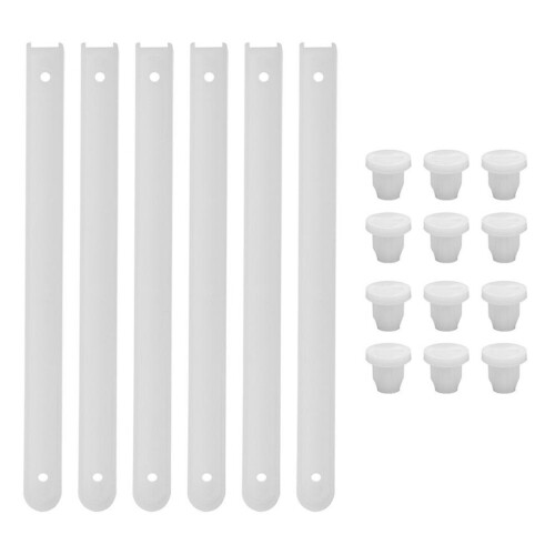 3 set di guide per cassetti in plastica, ricambi per cassetti, binari per cassetti, guide per cassetti