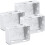4 supports de store discrets de 5 cm (2 pouces) pour rail supérieur 1