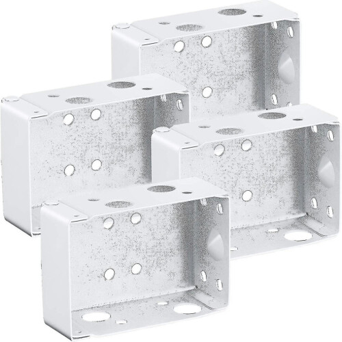 4 supports de store discrets de 5 cm (2 pouces) pour rail supérieur