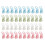 40 Pcs Clothes Hanger Connector Hooks Closet Hangers Organizer Space-saving Clip 1