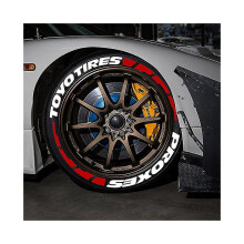 4 Sets Toyo Tires Proxes Tire Lettering Sticker 1.2'' Fit 15''-22'' Rim