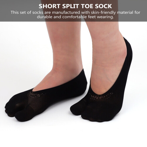 ROSENICE Invisible Split Toe Socks Samurai Tabi 2 Pairs