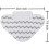 Steaming Mop Replacement Pads Triangle 4 Pack 2