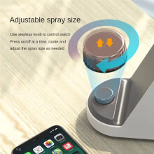 Humidificateur D'Aromathérapie Sans Fil, Diffuseur D'Huiles Essentielles, Fonctionnement Silencieux pour la Maison, Assainisseur D'Air de Bureau