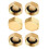 Brass Threaded Plug 1/2 Inch Internal Pipe Cap Reinforced 1