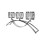 Crystal Tealight Holder Metal Arch 3-Pack 1