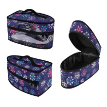 Garment Steamer Storage Bag Floral Pattern Deep Blue